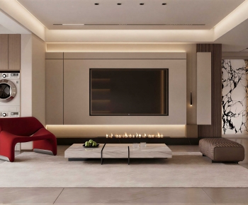 Modern A Living Room-ID:614175089