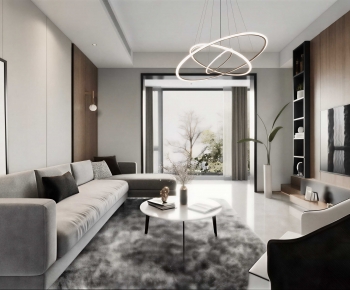 Modern A Living Room-ID:573187115