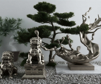 New Chinese Style Sculpture-ID:530689007