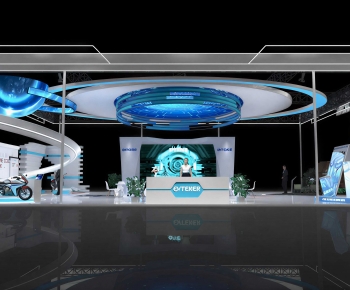 Modern Exhibition Hall-ID:135046969
