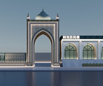 Modern Facade Element-ID:600152975