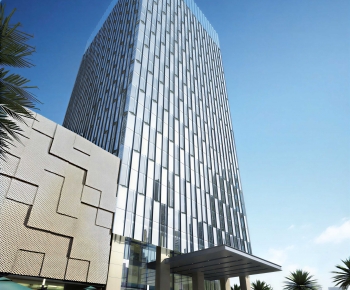 Modern Building Appearance-ID:721525913