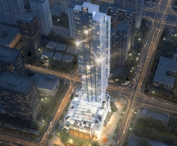 Modern Architectural Bird's-eye View Planning-ID:222803123