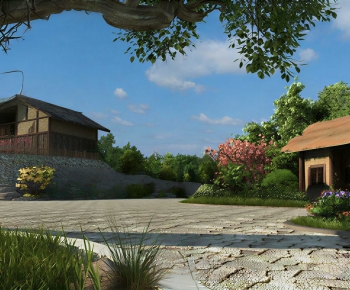 New Chinese Style Courtyard/landscape-ID:234451069