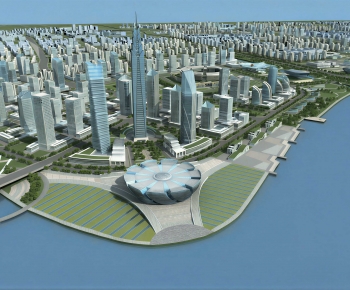 Modern Architectural Bird's-eye View Planning-ID:921202908