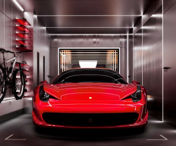 Modern Underground Garage-ID:385375027