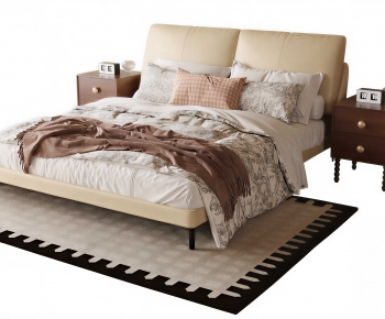 Modern Double Bed-ID:361377004