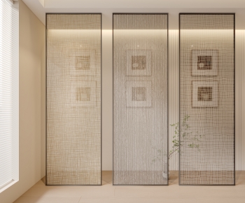 Modern Glass Screen Partition-ID:732074981