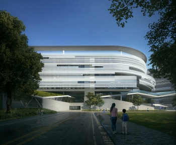 Modern Appearance Of Commercial Building-ID:230329096