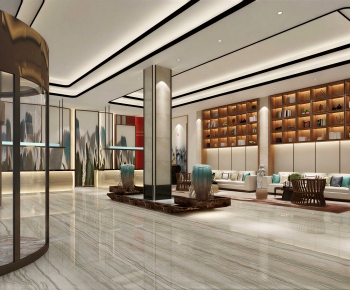 New Chinese Style Lobby Hall-ID:757563114
