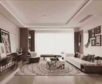 Modern A Living Room-ID:946312908