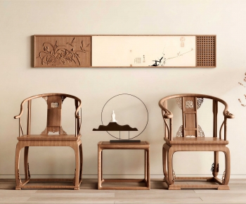 New Chinese Style Lounge Chair-ID:979008915