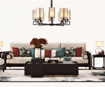 New Chinese Style Sofa Combination-ID:788170101