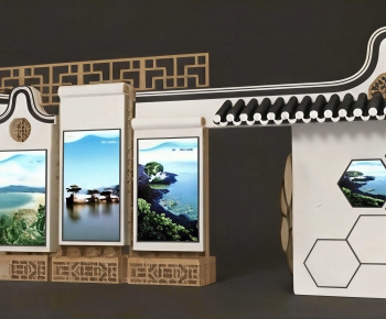 New Chinese Style Guide Board/bulletin Board-ID:991800077