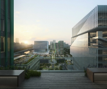 Modern Appearance Of Commercial Building-ID:383866076