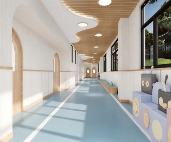 Modern Children's Kindergarten-ID:931458953