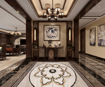 New Chinese Style Hallway-ID:806338077
