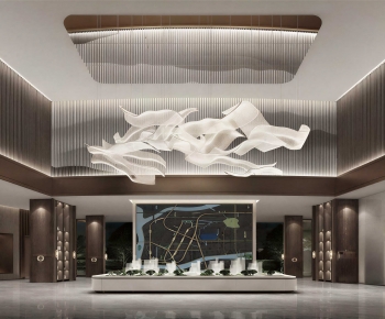 Modern Real Estate Sales Office-ID:604582075