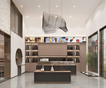 Modern Reception Area-ID:734711899