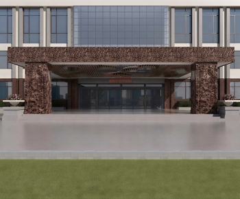 Modern Facade Element-ID:234694007