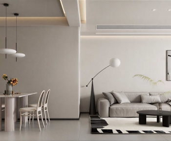 Modern A Living Room-ID:707907921