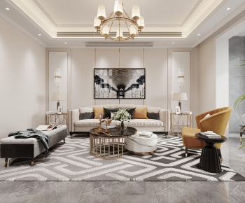 American Style A Living Room-ID:859261992