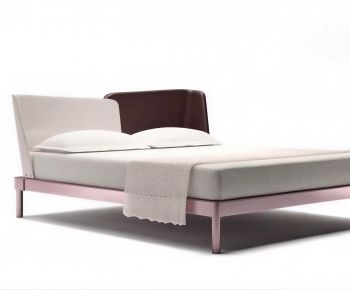 Modern Double Bed-ID:428673984