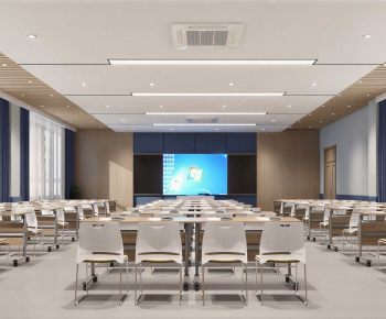 Modern School Classrooms-ID:381624946