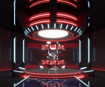 Modern Exhibition Hall-ID:236900092