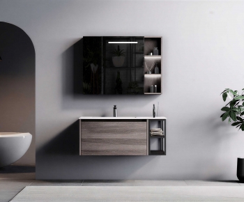Modern Bathroom Cabinet-ID:152131089