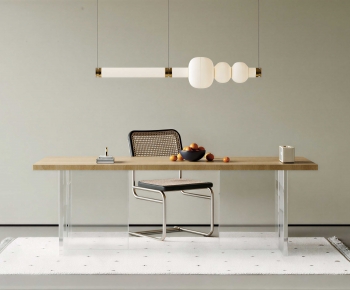 Modern Computer Desk And Chair-ID:195910938