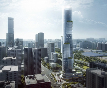 Modern Appearance Of Commercial Building-ID:386051896