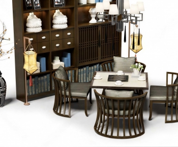New Chinese Style Tea Tables And Chairs-ID:794631005