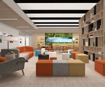 Modern Office Rest Area-ID:976928007