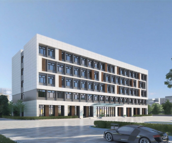 Modern Appearance Of Commercial Building-ID:417774926
