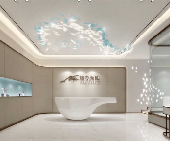 Modern Office Reception Desk-ID:403001073