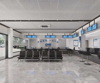 Modern Office Reception Desk-ID:779758938