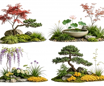 New Chinese Style Plant Landscaping-ID:102529585