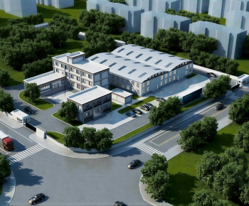 Modern Architectural Bird's-eye View Planning-ID:369316101