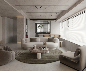 Wabi-sabi Style A Living Room-ID:169897082