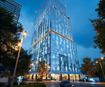 Modern Appearance Of Commercial Building-ID:598397977