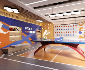Modern Staff Recreation Room-ID:268604041