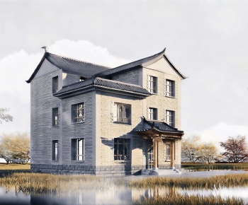 New Chinese Style Detached Villa-ID:775880103