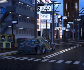 Modern Commercial Street-ID:765897046