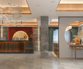 New Chinese Style Lobby Hall-ID:908955101