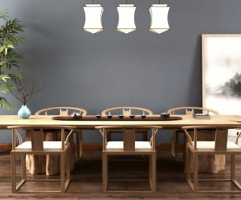 New Chinese Style Tea Tables And Chairs-ID:165436036