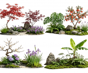 New Chinese Style Plant Landscaping-ID:469120036