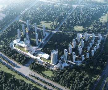 Modern Architectural Bird's-eye View Planning-ID:469803099