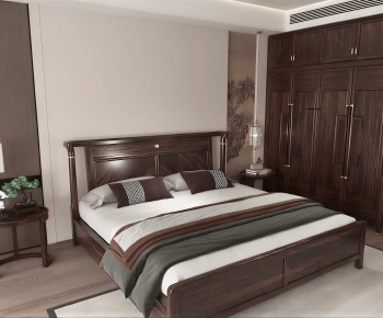 New Chinese Style Bedroom-ID:133820066