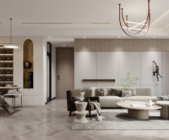 Modern A Living Room-ID:195171123
